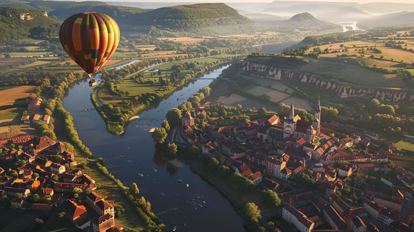 Survolez le puy-en-velay en montgolfière
